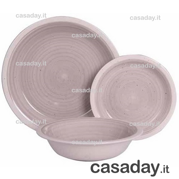 SERVIZIO PIATTI PZ 18-19 PORCELLANA fade